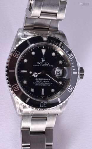 ROLEX SUBMARINER WATCH DATE 16610 Serial Number 16610, A2813...