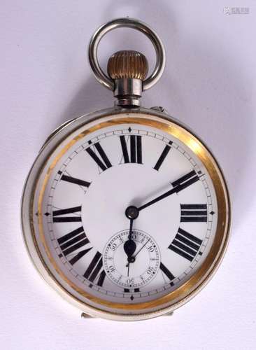 A GOLIATH POCKET WATCH. Dial 7.6cm