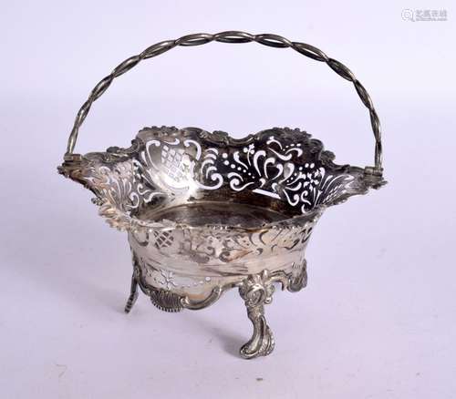 AN 18TH CENTURY DUTCH WHITE METAL BRAZIER. 265 grams. 12 cm ...