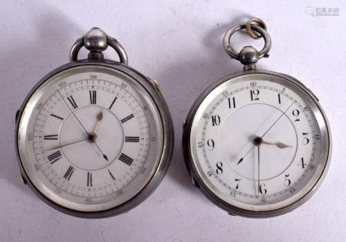 TWO CHESTER SILVER POCKET WATCHES. Hallmarks for 1867 and 19...