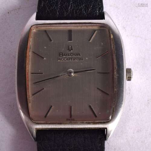 VINTAGE BULOVA ACCUTRON REF. 794282 STAINLESS STEEL WRISTWAT...