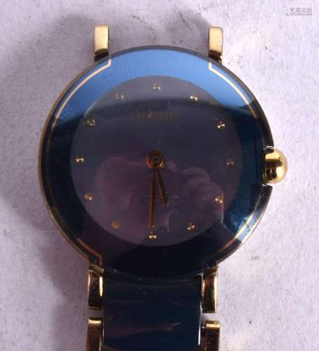 RADO DIASTAR CERAMIC/GOLD MANTEL WOMEN`S WATCH. Dial 2.4cm i...