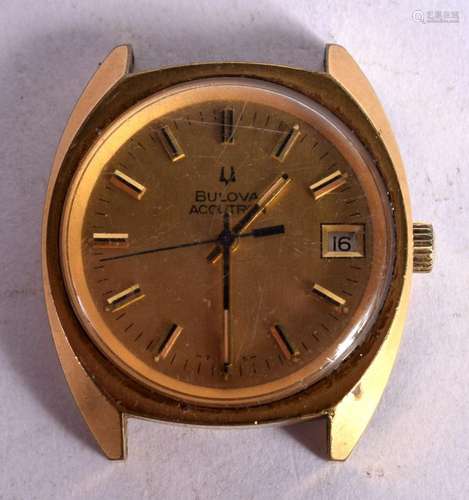 VINTAGE BULOVA ACCUTRON REF. 720745 WRISTWATCH. Dial 3.7 inc...