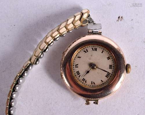 LADIES 9CT GOLD ROLEX WRISTWATCH. Dial 2.8cm incl crown, wei...