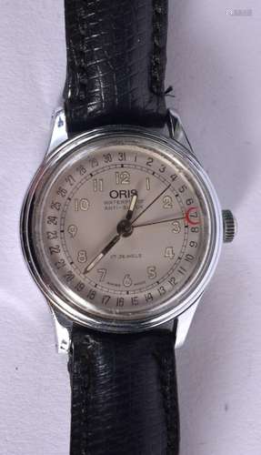 AN ORIS CALENDAR WATCH. 3.4cm incl crown