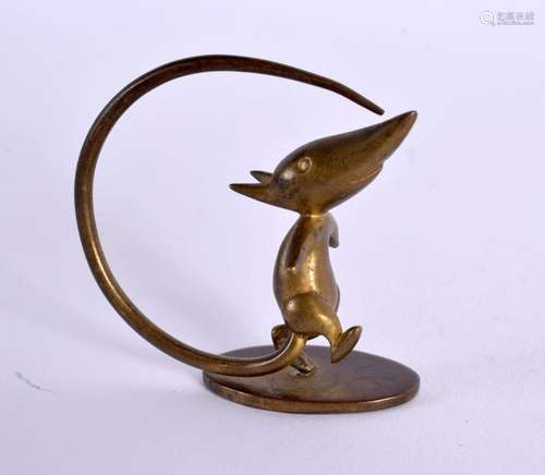 HAGENAUER BRONZE MOUSE. 4.5cm x 8.4cm