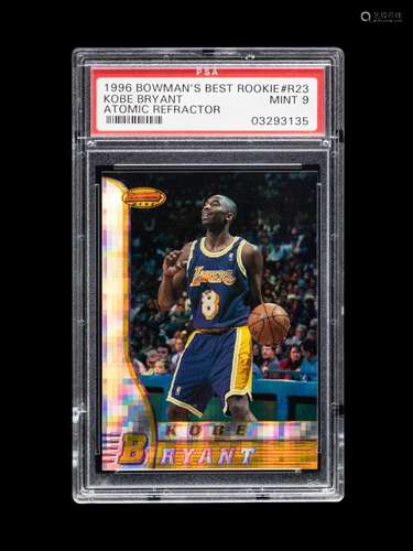 A 1996-97 Bowman s Best Atomic Refractor Kobe Bryant Rookie ...