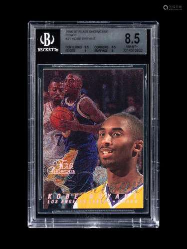 A Group of 1996-97 Flair Kobe Bryant Rookie Basketball Cards...