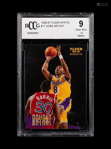 A Group of 1996-97 Fleer Kobe Bryant Rookie Basketball Cards...