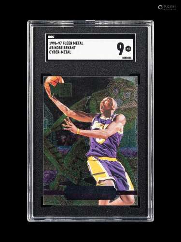 A Group of 1996-97 Fleer Metal Kobe Bryant Rookie Basketball...