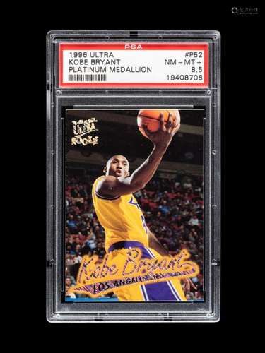 A 1996-97 Fleer Ultra Platinum Medallion Kobe Bryant Rookie ...