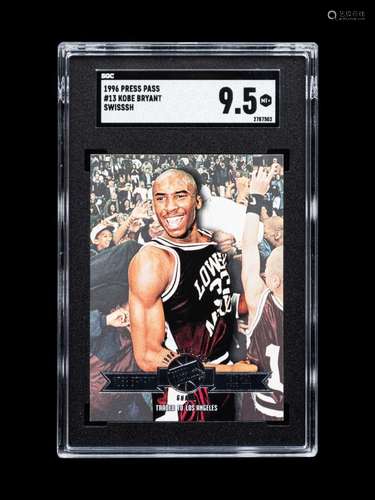 A Group of 1996-97 Press Pass Kobe Bryant Rookie Basketball ...