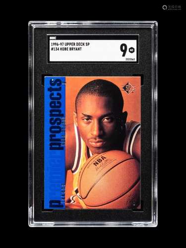 A Group of Three 1996-97 SP Kobe Bryant Rookie Basketball Ca...