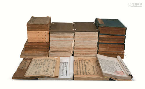 明代至建国初古旧书一批17种 纸本
