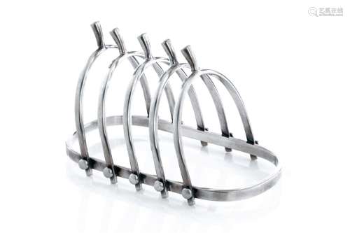 HERMES FRENCH SILVERPLATE TOAST RACK