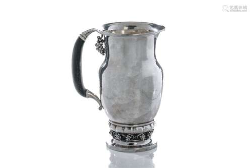 GEORG JENSEN DANISH SILVER GRAPE PITCHER NO. 407A