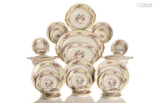 LIMOGES SPRINGTIME PORCELAIN DINNER SERVICE