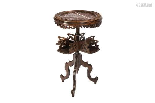 19th C FRENCH LIBRARY PEDESTAL TABLE