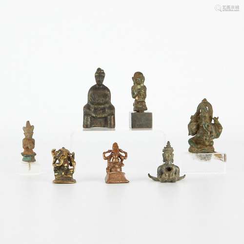 7 Early Indian/Chinese Bronzes Ganesh