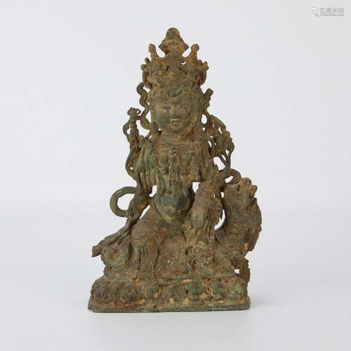 Tibetan Bronze Bodhisattva Manjushri