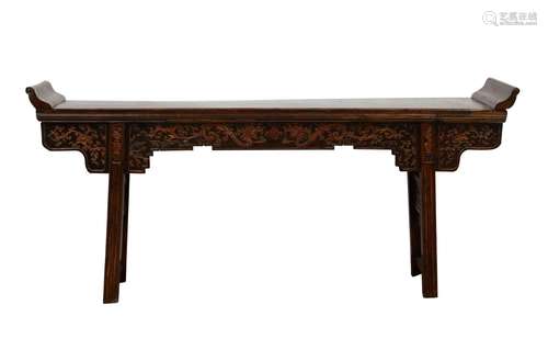 Large Chinese Altar Table w/ Dragons