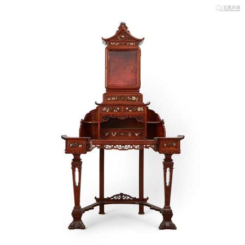 Gabriel Viardot Victorian Chinoiserie Desk