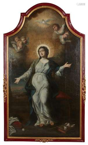 Gennaro Basile Old Master Oil of Mary