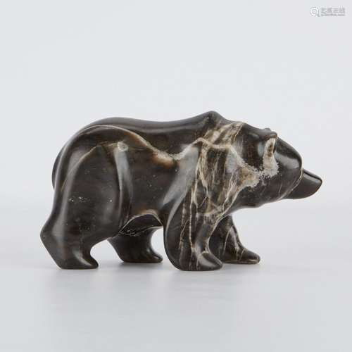 Inuit Soapstone Bear Carving