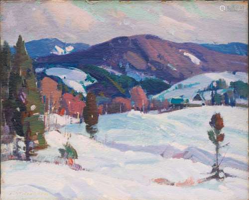 Aldro Thompson Hibbard (1886-1972) Winter Days 8 x 10 in. (2...
