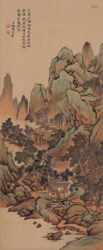 A Chinese Scroll Painting By Chen Yunzhang