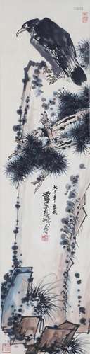 A Chinese Scroll Painting By Pan Tianshou