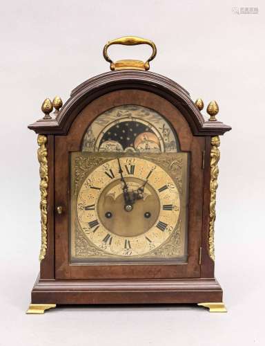 Mahogany table clock, 20th century,