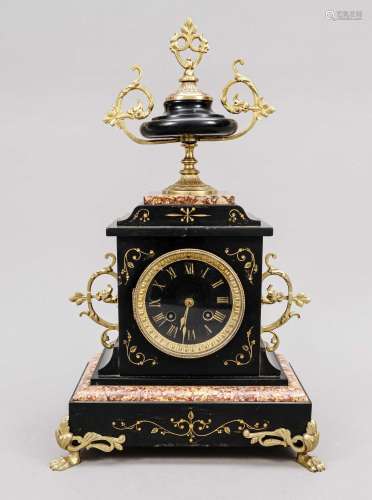 Marble table clock, 2nd half of the