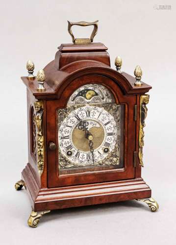 Table clock, mahogany, 20th century