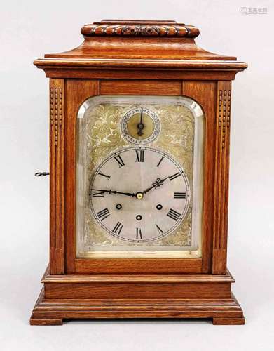 Westminster table clock, oak, Gusta