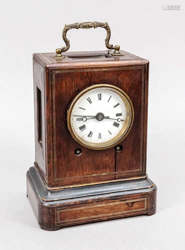 Wooden table clock, 2nd half of the