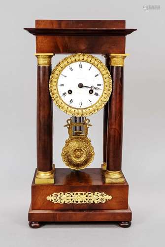 Mahogany portal clock, 2nd half of