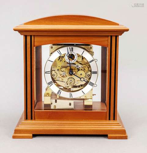 Table clock Kieninger cherry wood,