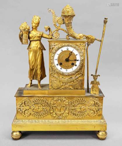 Empire figure pendulum, France 2nd