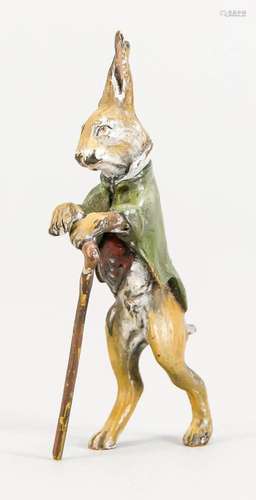 Viennese bronze, 20th century, hare