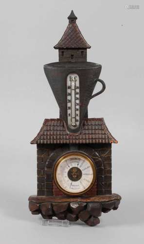 Geschnitztes Wandbarometer