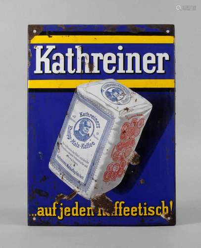 Emailleschild Kathreiner