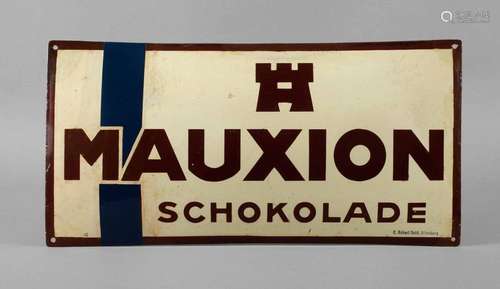 Emailleschild Mauxion