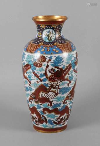 Große Vase Cloisonne