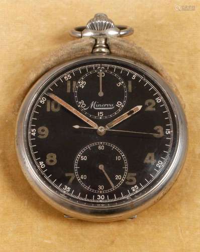 Taschenuhr Chronograph Minerva