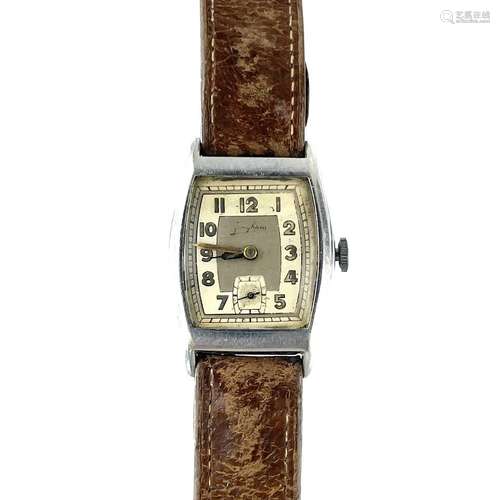 A Junghans manual wind gentleman`s wristwatch, in chrome cas...