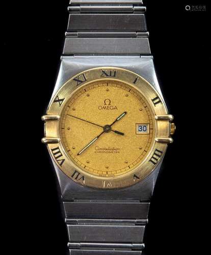 Omega Constellation Chronometer quartz gentleman`s stainless...