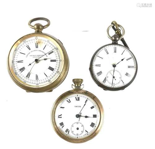 Three pocket watches.