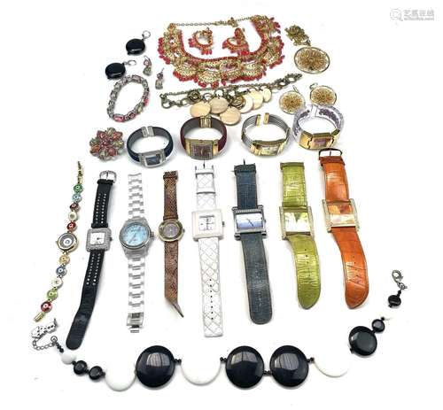 A collection of Joan Rivers fashion quartz wristwatches and ...