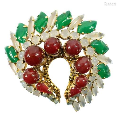 Christian Dior costume brooch.